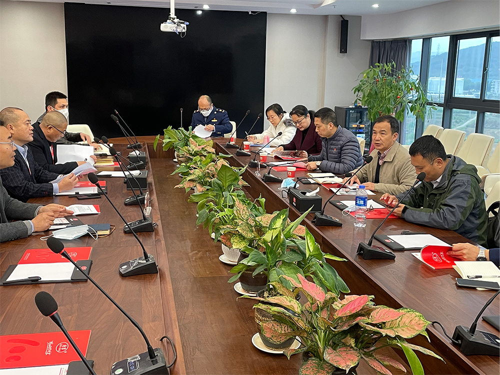 Warmly welcome Chen Baoming, Chief Quality Supervisor of Fuzhou Market Supervision Bureau, and his party to visit Fujian Yuguan Food Company for investigation and research!